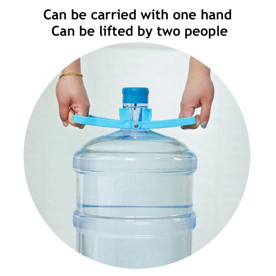 1/2/3/4/6Pcs 5 Handle Ergonomic Grip Non-slip Heavy Duty Gallon Water Bottle Standard Water Jug Carrier Lift
