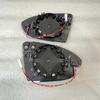 For VW GOLF 7 7.5 VII GTI GTD GTE R-line MK7 2013- BSA BSD BSM Heated Side Rear Mirror Glass Blind Spot Assist