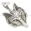 Stainless Steel  Charm Nine Tailed Fox Pendant Animal Fox Head Pendants