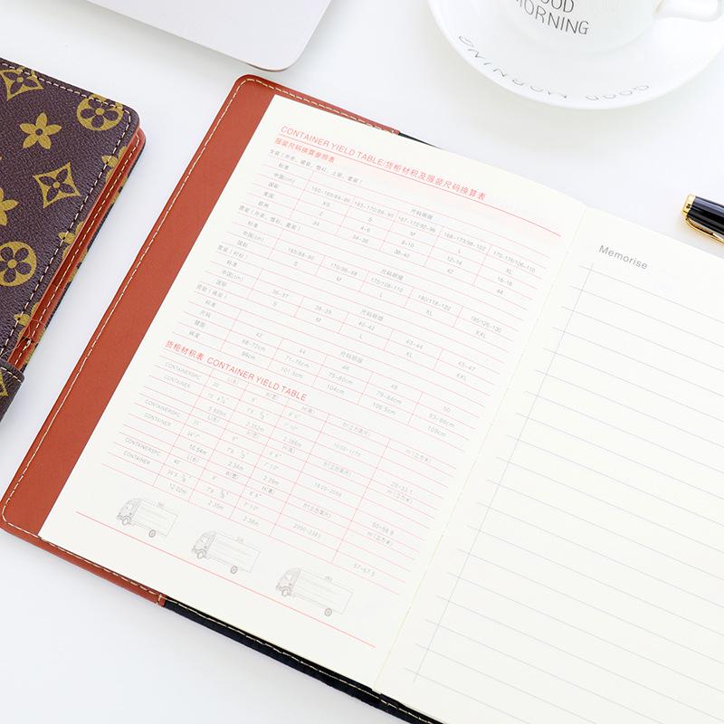 Korean Retro Business Hardcover Diary Notebook with Buckle - 18K/25K Stationery