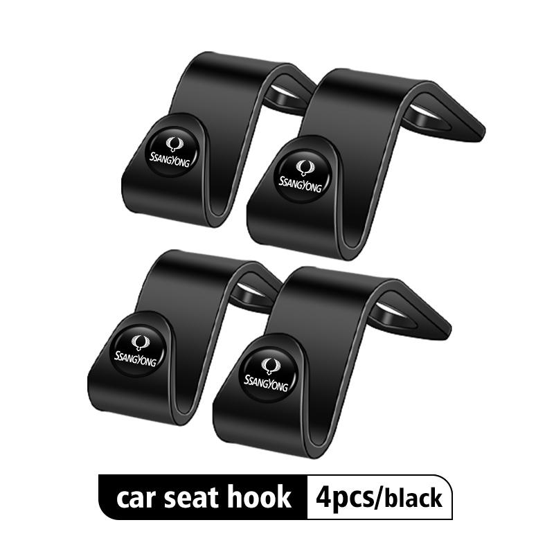 Car Seat Back Hook Storage Organizer Hanger Clip Auto Interior Accessories For SsangYong Rexton Kyron Torres 2024 2023 evx 2012