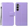 For Samsung Galaxy S24 FE Case Ultra-Thin PU Leather+TPU Phone Cover with Card Slot