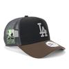 Era Mesh Cap 9FORTY A-FRAME TRUCKER Two-tone MLB ONSPOTZ Exclusive NER37C1499 9 Forty CS Black Walnut Side Patch