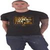 The Beatles T-shirt Here Comes The Sun Bandlogo Officieel Heren Zwart Maat L
