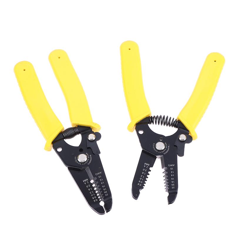 Multifunctional Wire Strippers 6 Inch Wire Cutters Cable Stripper Cable Wire Crimping Wire Stripper Pliers Tools
