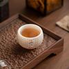 Su-Style Ceramic Ice-Jade Heart Sutra Meditation Tea Cup