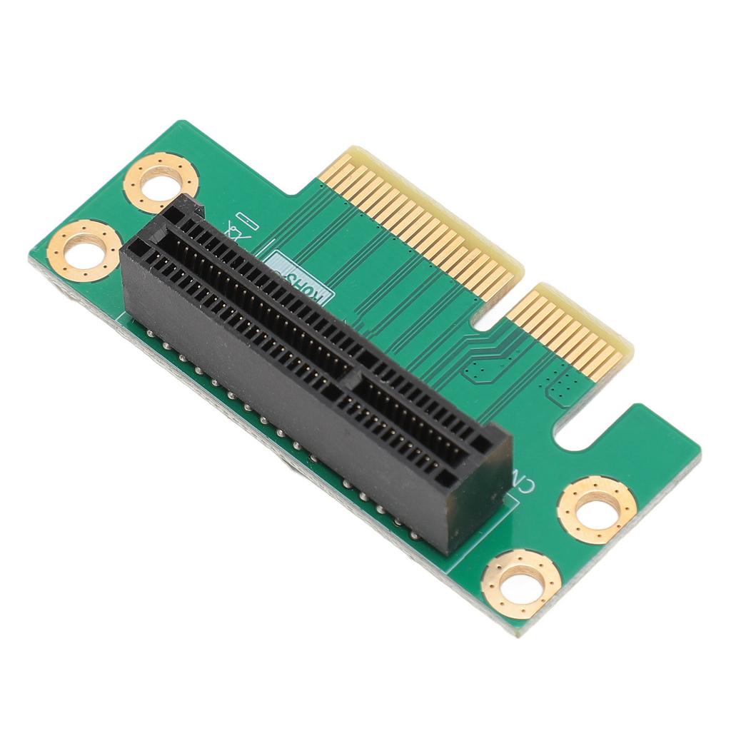 PCI Express 4X Riser Card Professional 90 Degree Adapter Card PCIe 4X Extension Card for 1U 2U Small Computer and