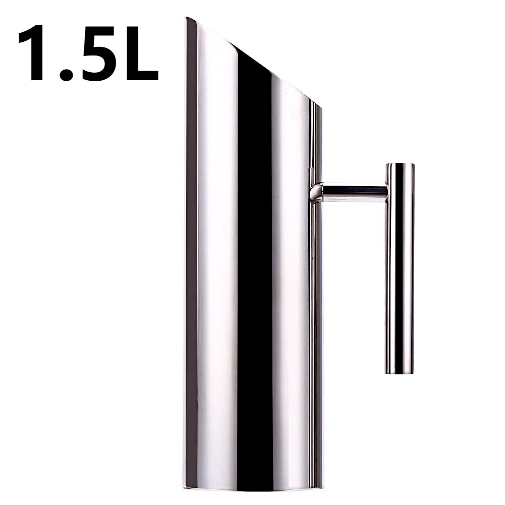 1/1.5/2L Stainless Steel Pitcher Pot for Bar Hotel KTV Restaurant Fantastic Kitchen Cold Water Wine Juice Water Jug DropShipping