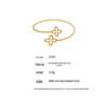 Elegant Double Flower Open Bracelet, 18k Gold-Plated Stainless Steel