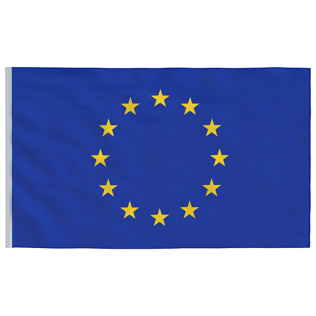 Vidaxl Flaga Unii Europejskiej Z Masztem, 6,23 M, Aluminium