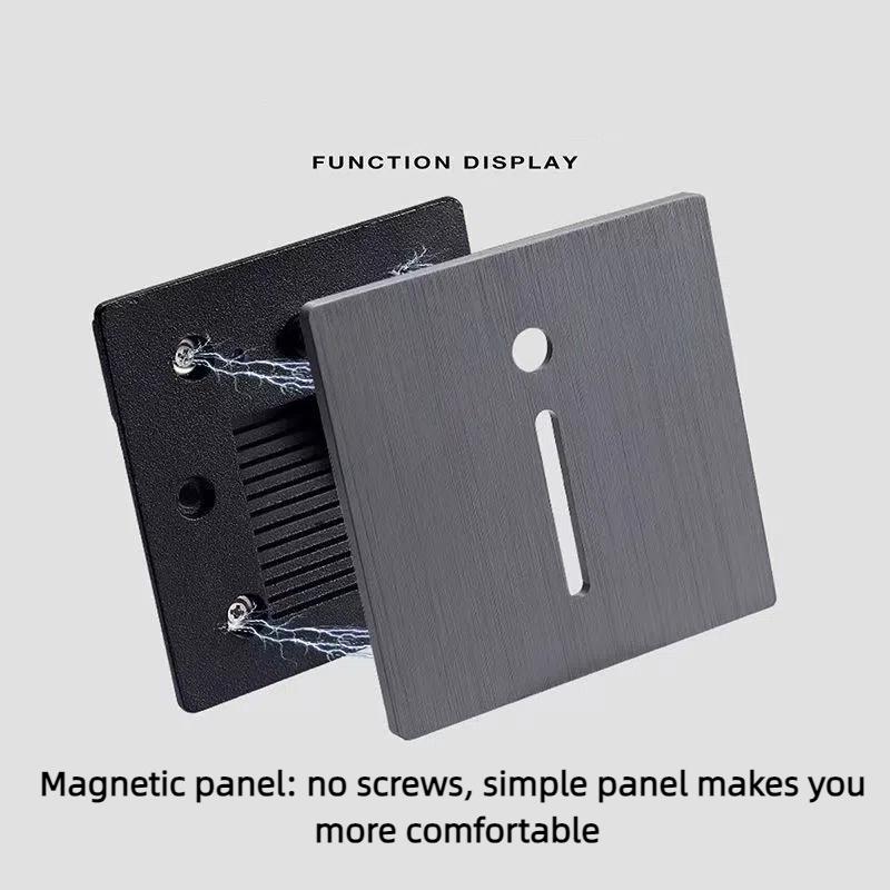 

Встраиваемый светодиодный светильник для лестницы, 3 Вт, наружный водонепроницаемый светильник для прохода, коридора, сада, парка, светодиодный угловой светильник Neutral Light чёрный