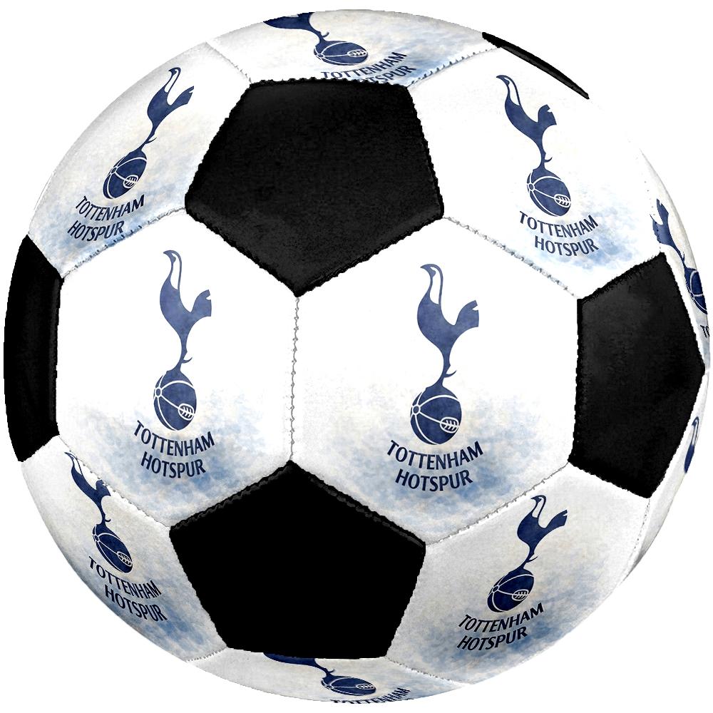 SIZE 5 Tottenham Hotspur Soccer Ball Colorful All Ages Machine Stitched PVC Competition Ready Durable High-Bounce