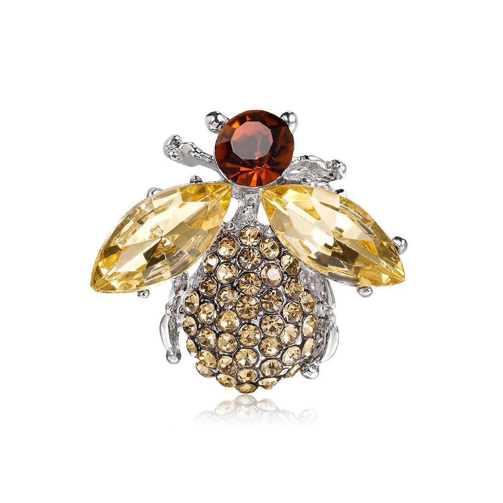 Hot Creative Crystal Animal Brooch: Frog, Cat, Dog, Bird, Sheep, Pony, Hedgehog, Lizard, Men's Women's Brooch Jewelry Gifts