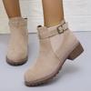 Fashion Women Boots Spring and Autumn Thick Sole Ankle Shoes Comfortable Snow Fashion Hot Boots for Women Female Platform Designer Boots