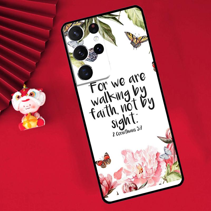 Bibelvers Hülle Für Samsung Galaxy S25 S26 Ultra S22 S23 S24 Ultra S20 S21 Plus S10 S25 FE Abdeckung Funda