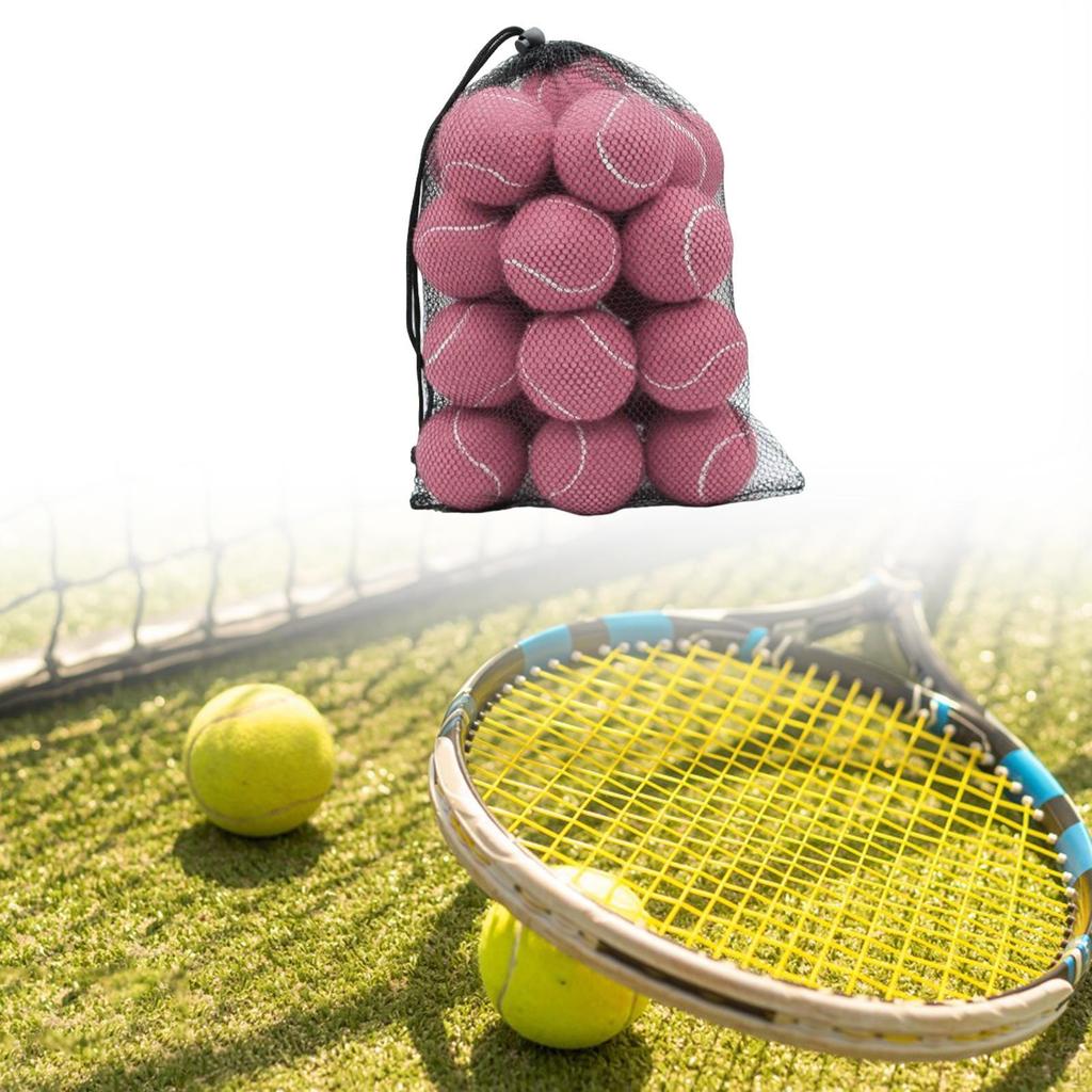 20 Pieces Tennis Balls Training Pet Dog Elastic Wear Resistant for