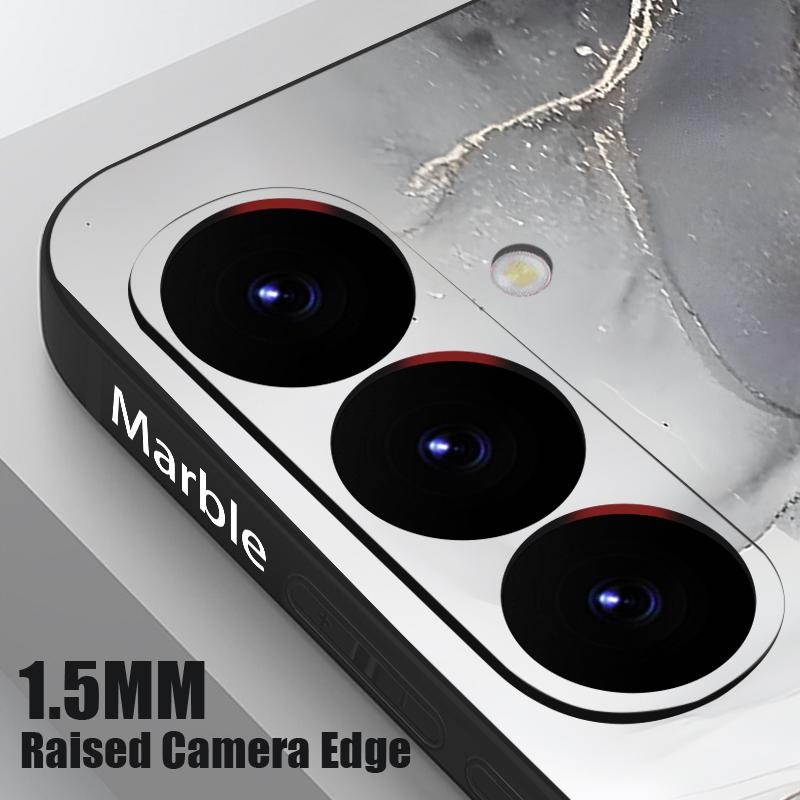 Marble Pattern Phone Case For Samsung Galaxy S26 S25 Ultra S24 S23 S22 Plus S21 FE A15 A16 A17 A35 A36 A54 A55 A56 5G Soft Cover