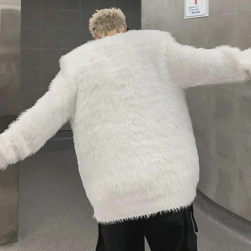 Unisex Trendy Koreanische Loose-Fit Pullover mit Schulterpolstern für Herbst/Winter