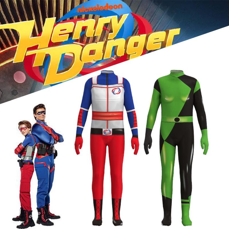 Authentic Henry Danger Cosplay Costume Jumpsuit For Kids And Adults Perfect For Halloween And Comic Con!