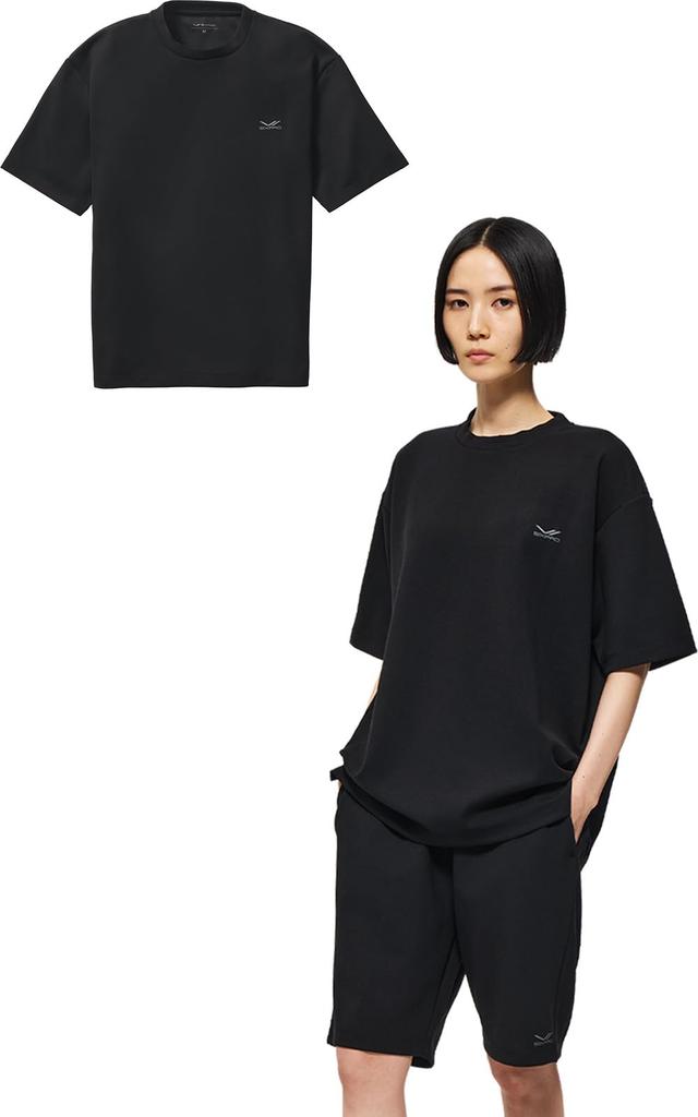 Store SIXPAD Recovery Wear Limited Edition General Medical Fatigue Blood Circulation Loungewear Oversized Black Size [SIXPAD] [Official Exclusive]