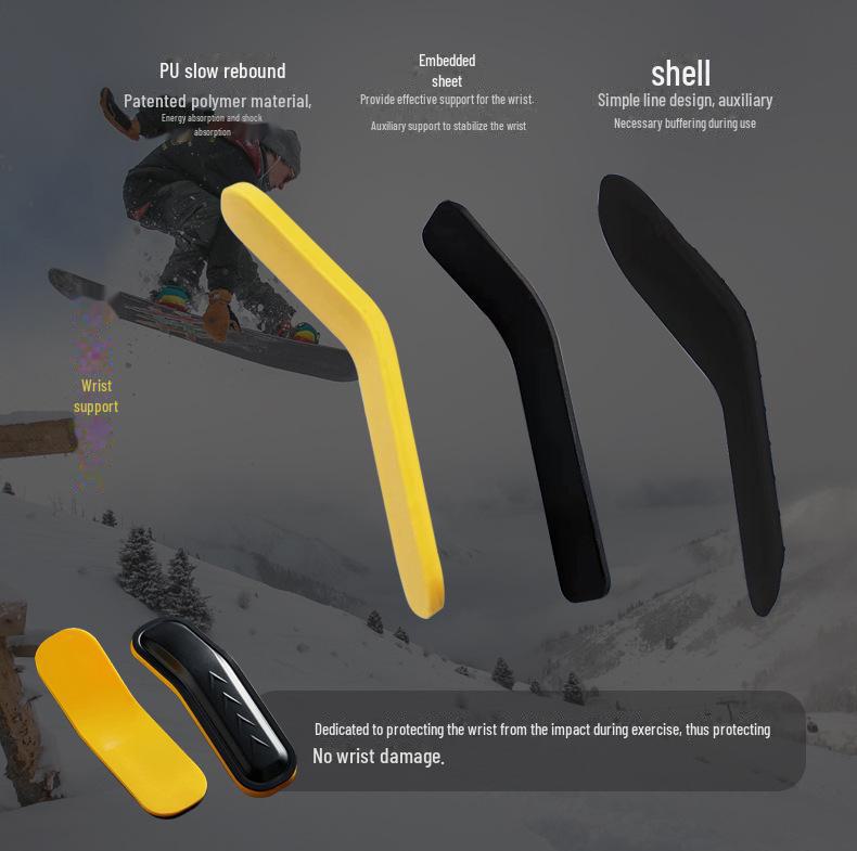 Men's and Women's Waterproof Touchscreen Ski Gloves: Shock-Absorbing, Cold-Proof, Built-In Wrist Protection for Snow Season