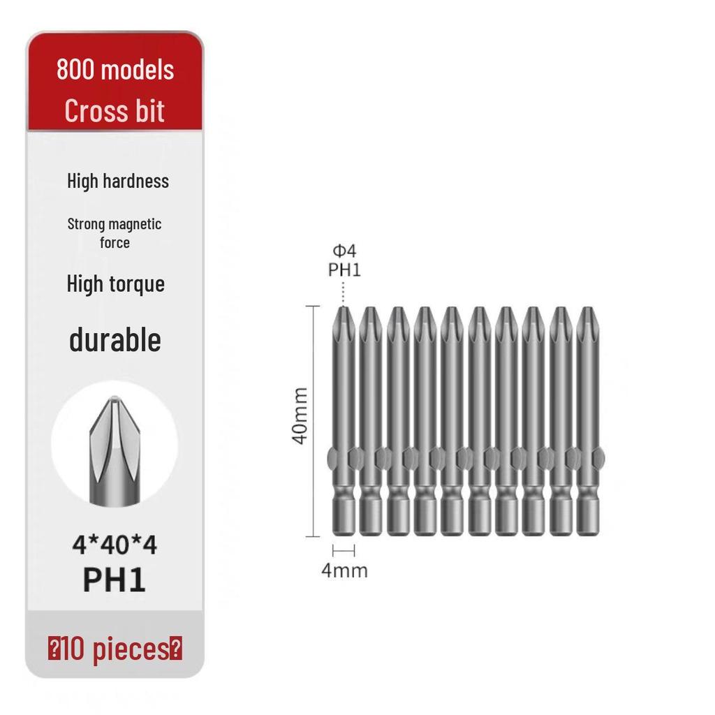 Cross 800 S2 Steel Magnetic Screwdriver Bits (801 & 802) for Electric Drills