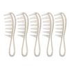 10pcs Wide Tooth Comb Ergonomic Handle Portable Plastic Detangling Comb for Men Women Hair Styling
