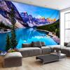 2D Turquoise Lake Mountain Tapestry National Park Nature Wall Hanging