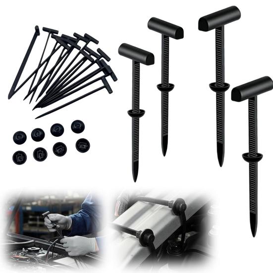 Nylon Universal Cable Tie Buckle Self-Locking Zip Ties Holder for Car Repair Heavy Duty Multifunctional Cable Tie Buckle