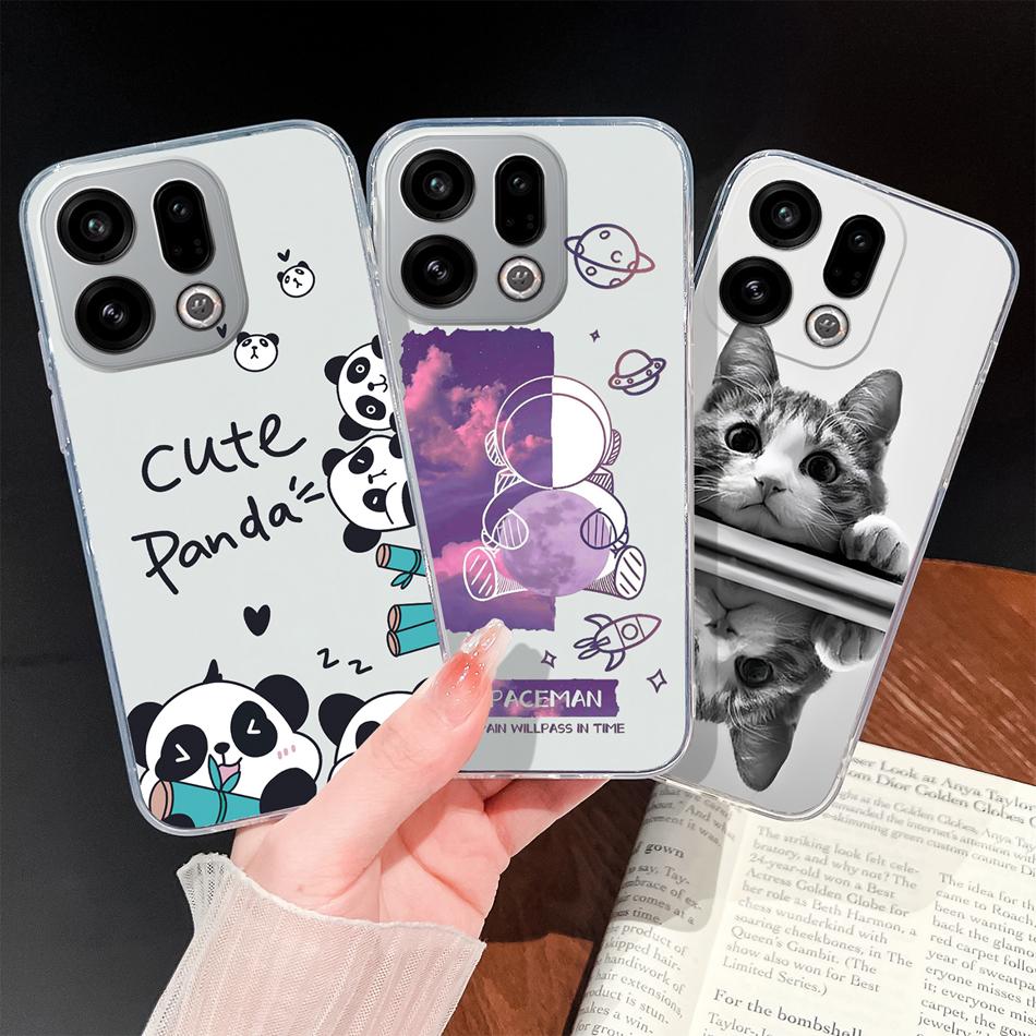 For Oppo Find X9 Pro Phone Case Unique Style Soft TPU Transparent Silicone Lightweight Cover For Oppo Find X 9 Protective Shell