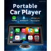 7'' Universal Car Radio Wireless Carplay Android Auto Mirrorlink Portable BT/USB/AUX with Sun Visor Multimedia  Car Player