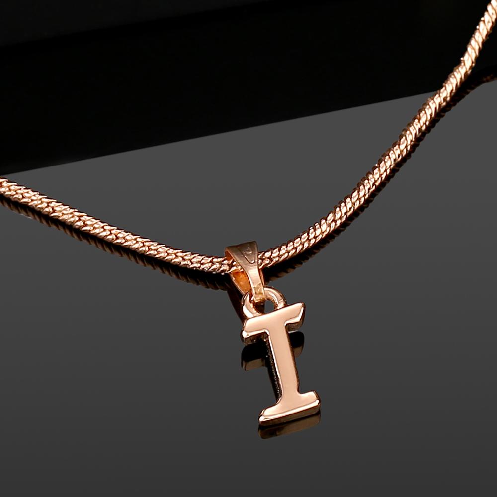 

Estele Valentine gift - Подвеска Intital I Letter с покрытием из розового золота для женщин