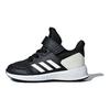 adidas RapidaRun Knit I Black White Baby Sneakers Core-Black Cloud-White Carbon AH2611