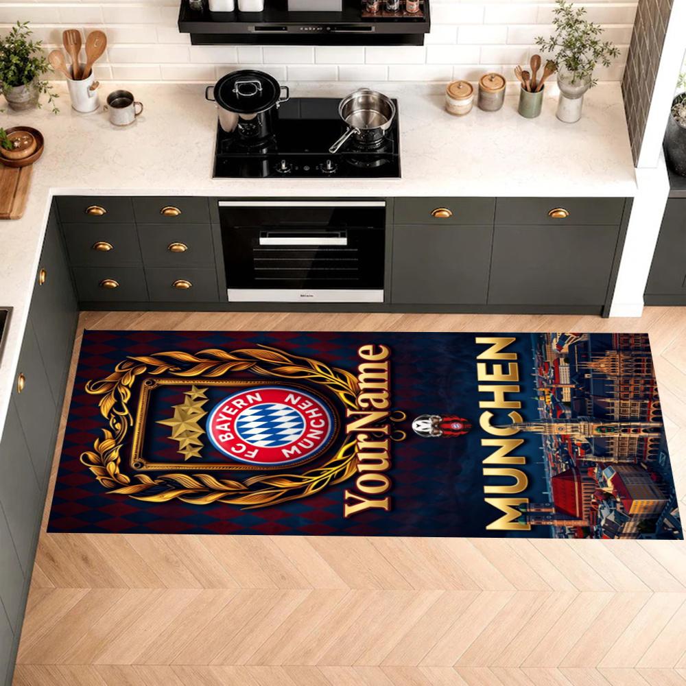 Bayern Munich Customize Your Name Kitchen Rug Runner Rug Laundry Mat Hallway Entryway The Best Gift Choice