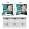 Violet Crawley Weekend Square Pillowcase Polyester Linen Velvet Pattern Zip Decorative Throw Pillow Case Home Cushion Cover