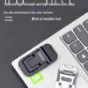 Foldable Zinc Alloy Laptop & Tablet Desktop Stand with Height Adjustment & Cooling Support