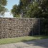 Vidaxl Gabion Basket with Lid, 200X100X100 Cm, Galvanized Iron