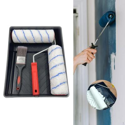 Zestaw wałków malarskich 9" Naps Application z ramą i zestawem tacek do