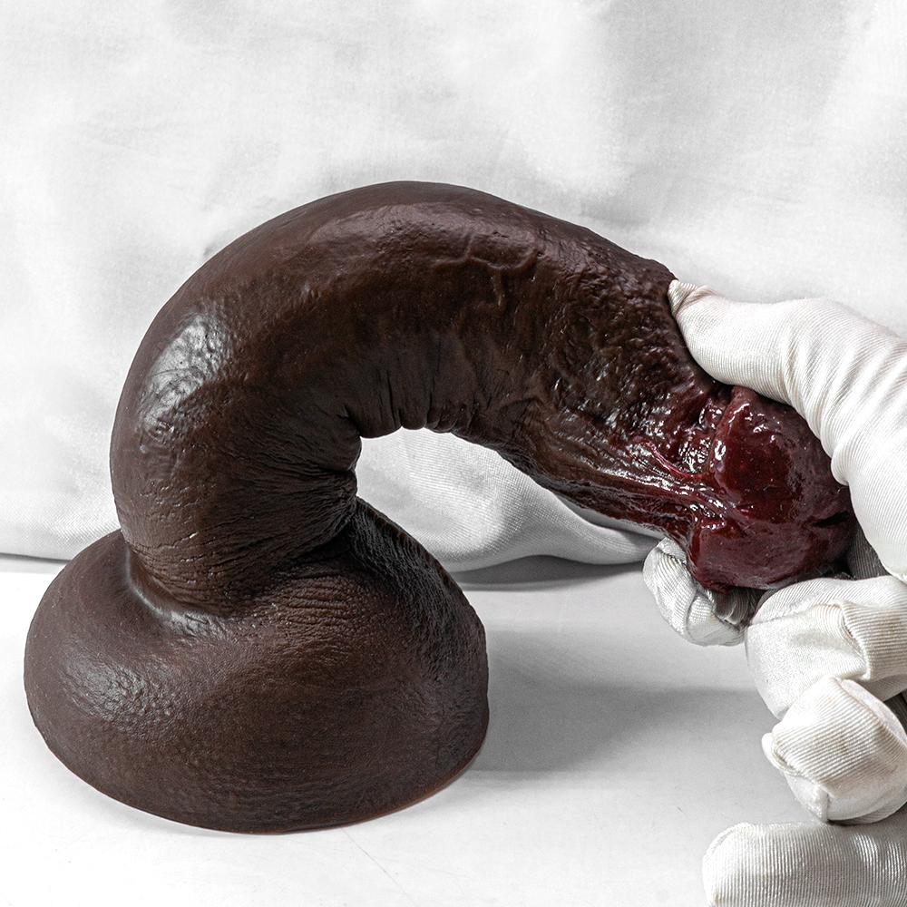 Podwójny płynny silikonowy czarny sztuczny penis makijaż damski masturbator gruby długi penis na wakacje artykuły erotyczne dla dorosłych