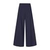 Pantaloni da Donna Elastici Vita Alta Gamba Larga Casual Tinta Unita per Pendolari Ufficio Pantaloni da Lavoro