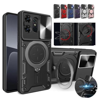 Schutzhülle mit Ständer für Motorola Edge 50 Pro Fusion Ultra Moto Edge 50 Neo Hülle Schutz Stoßfest Funda Coque Capa