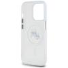 Karl Lagerfeld KLHMP14LHLSKCH iPhone Pro 6.1" White Hardcase IML Metal Karl&Choupette Head MagSafe