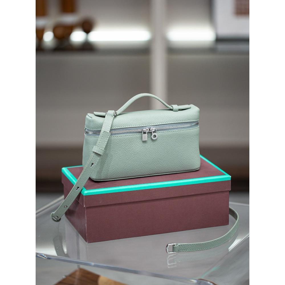 2025 Small Bag Edition Lunch Box Bag High End Niche Leather Women's Bag Single Shoulder Crossbody Versatile For Women
