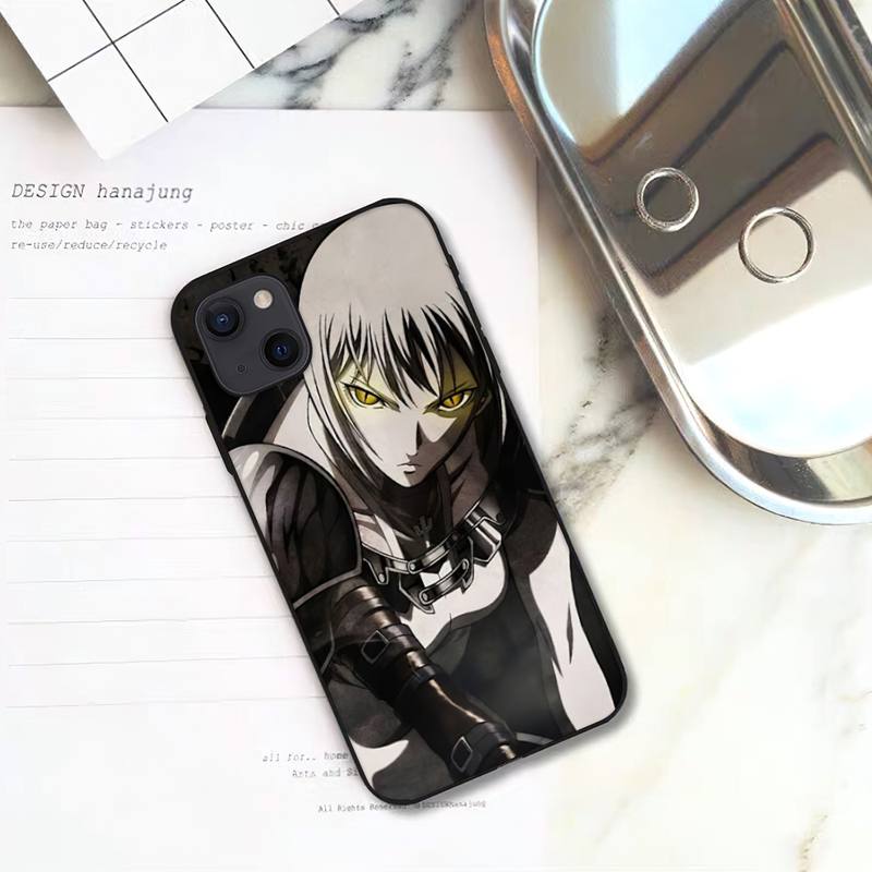 Claymore Anime Phone Case For iPhone 11 12 Mini 13 14 Pro XS Max X 8 7 6s Plus 5 SE XR Shell
