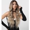 & Fluffy Brown Lazy Hair Natural Medium Gradient Wig Wigs Long Curly Wig Full-Head