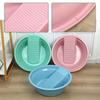 Washbasin with Integrated Rubbing Board for Dormitory Use - Ideal for Clothes and Shoes
