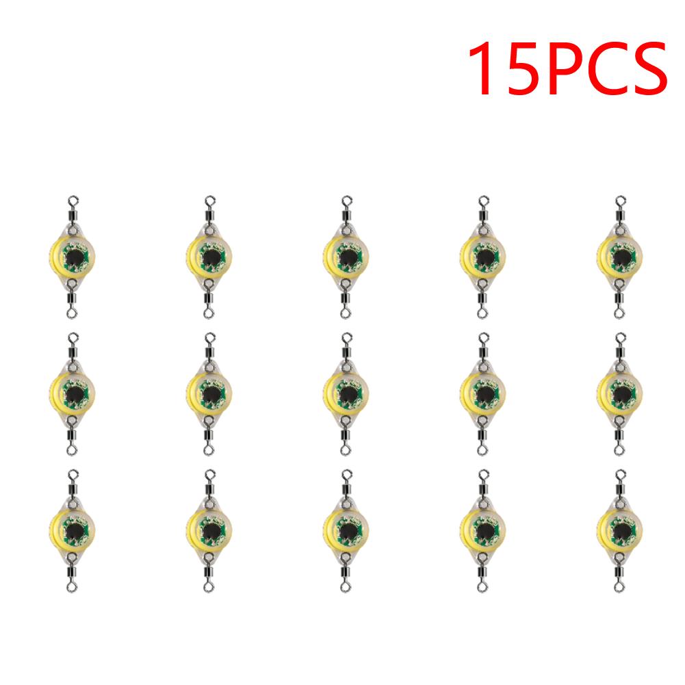 Mini Anlock-Fischlampe LED Tiefen-Drop Unterwasser-Fischerei-Licht 4cm Wasser-Ausgelöste Köder-Licht Acryl für Salzwasser Süßwasser