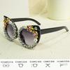 Luxurious Cat-Eye for Women, Oversized Frame with Glittering Rhinestone Accents, Trendy and Glamorous Party Glasses