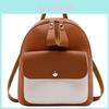 Stylish Mini Backpack For Women And Girls Pu Leather School Bag With Adjustable Straps