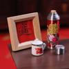 1/12 Mini Chinese Nostalgic Scene Warm Water Bottle Model Dollhouse Toys Dollhouse Miniature Accessories Doll House Decoration